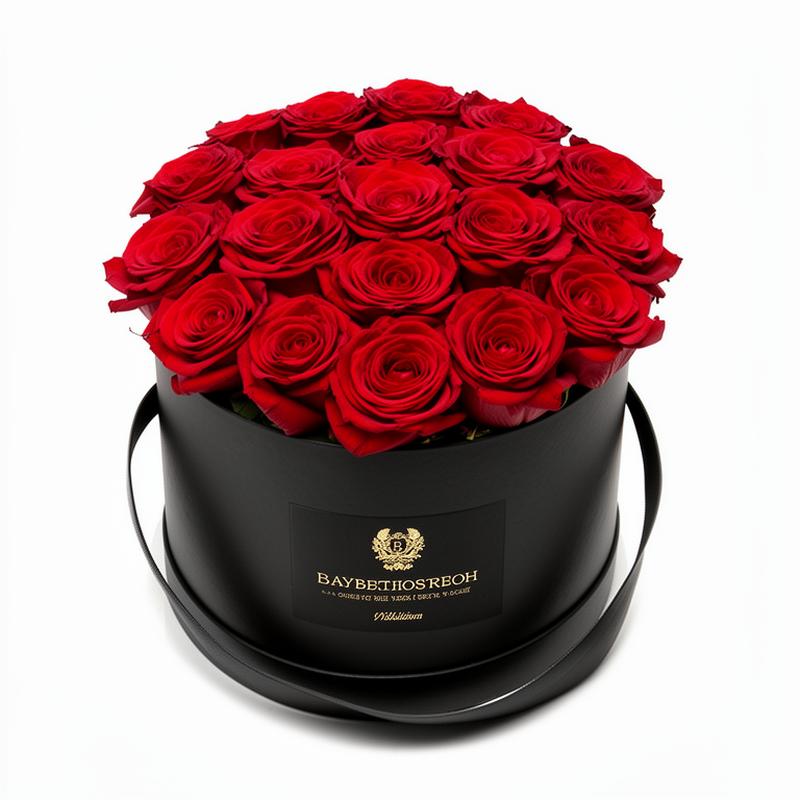 Box Redonda de Rosas Premium