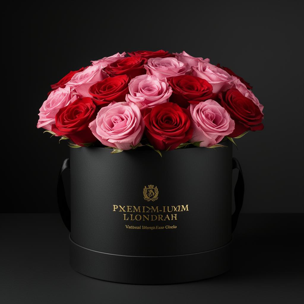 Box Rosas Luxo