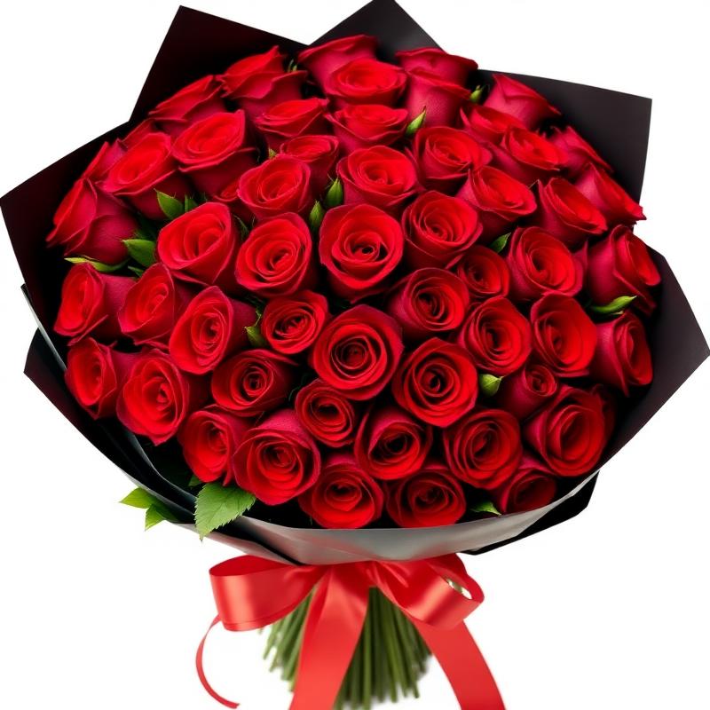 Buquê 50 Rosas Mega Imperial