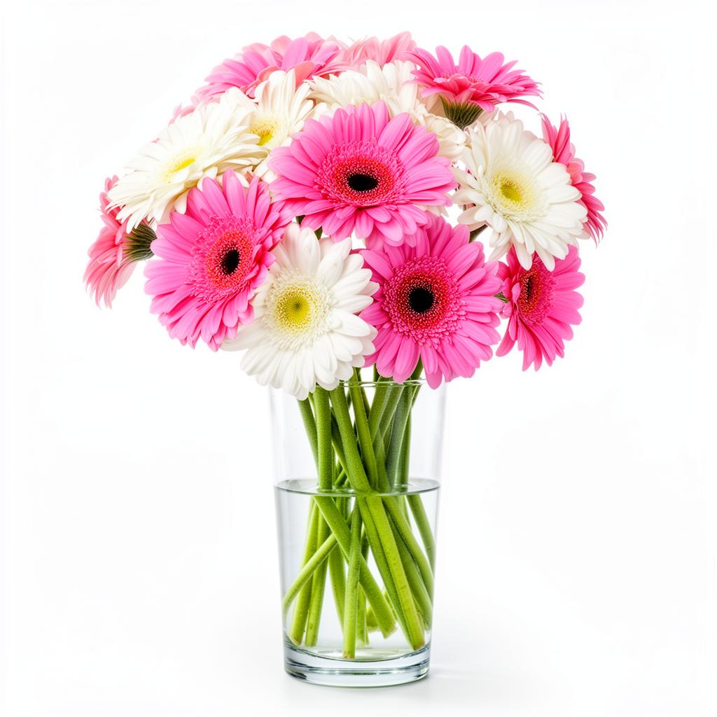 Gerberas Coloridas em Vaso