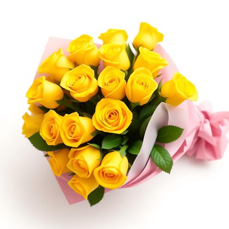 Buquê de Rosas Amarelas Amizade
