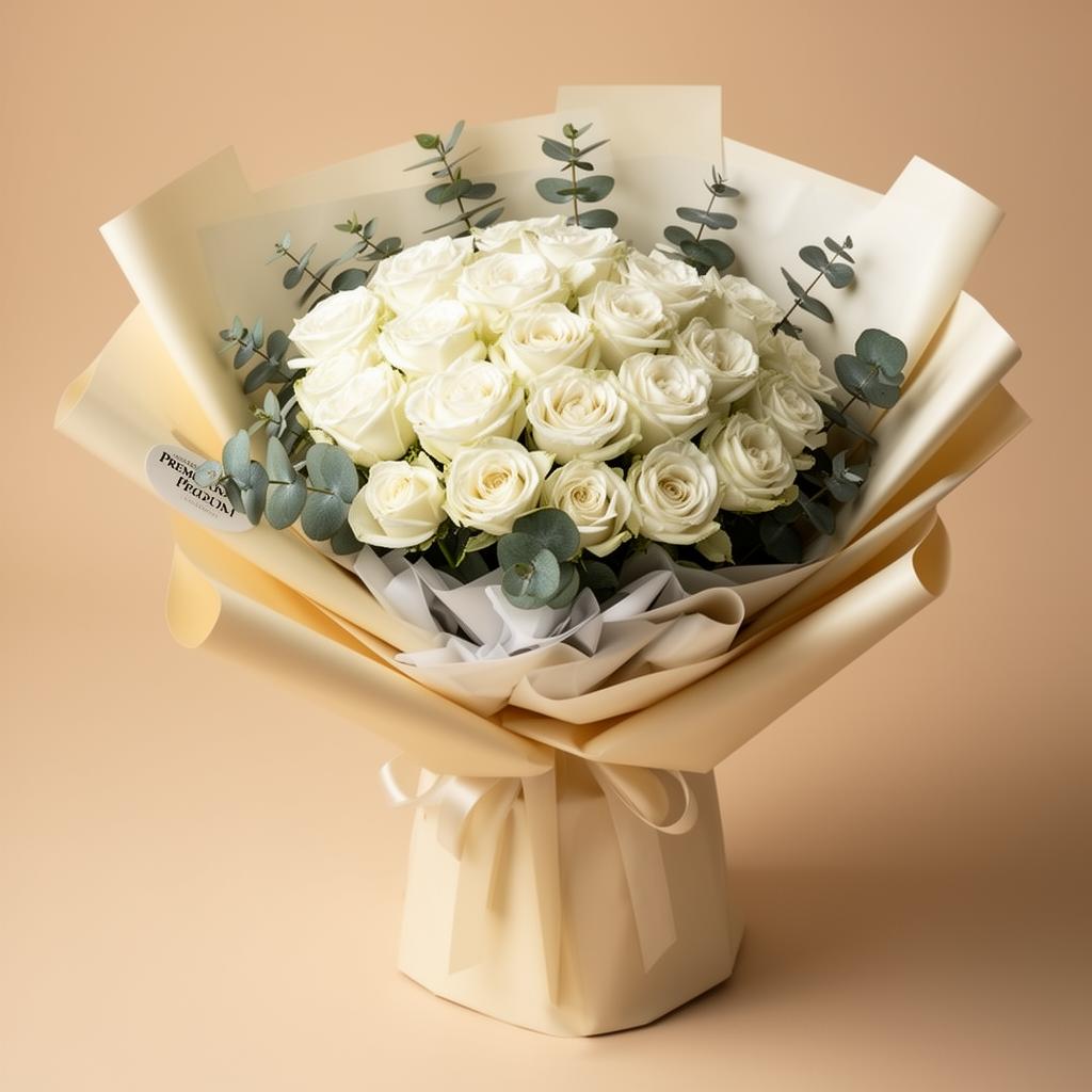 Rosas Brancas Elegantes